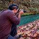 Fotógrafo cerca del río Júcar